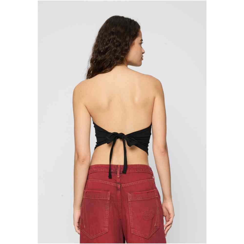 Urban Classics - Knotted Bandeau 2Pack Bandeau top - Weiß/Schwarz